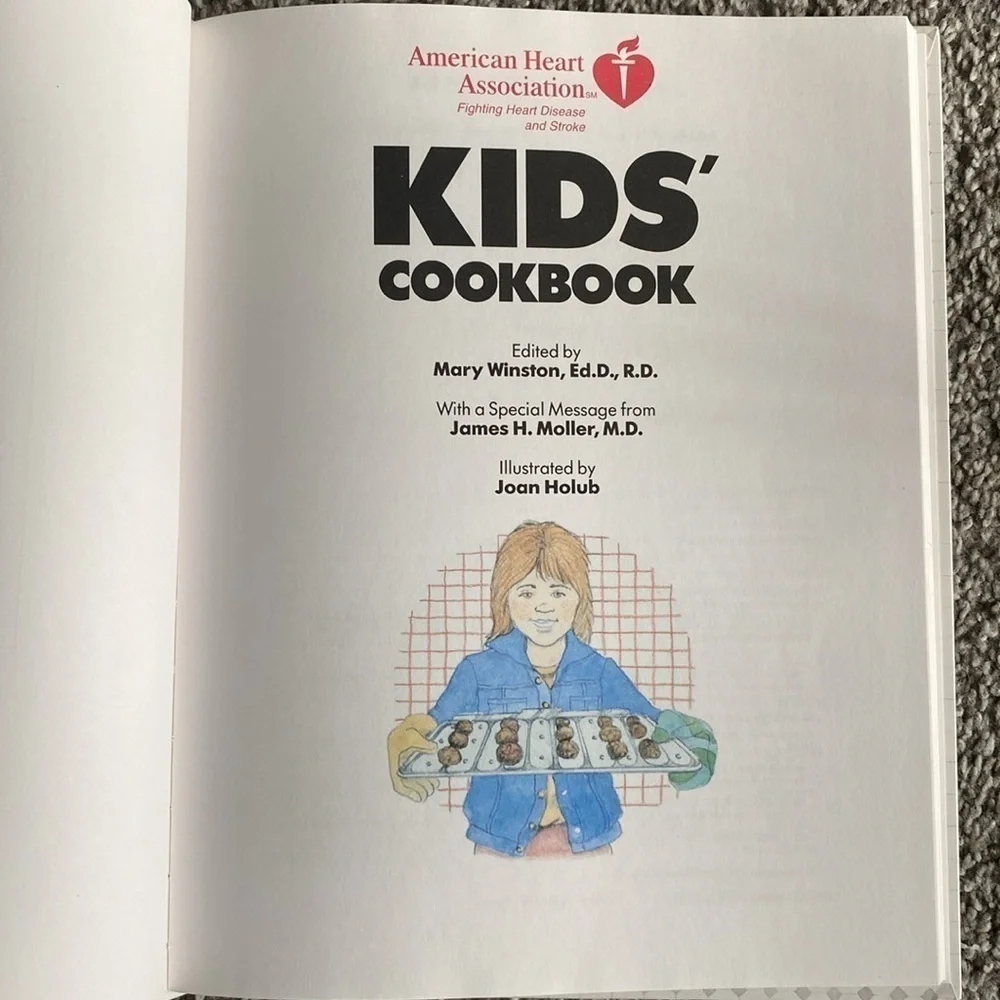 Kid’s Cookbook by American Heart Association Hardcover 1993